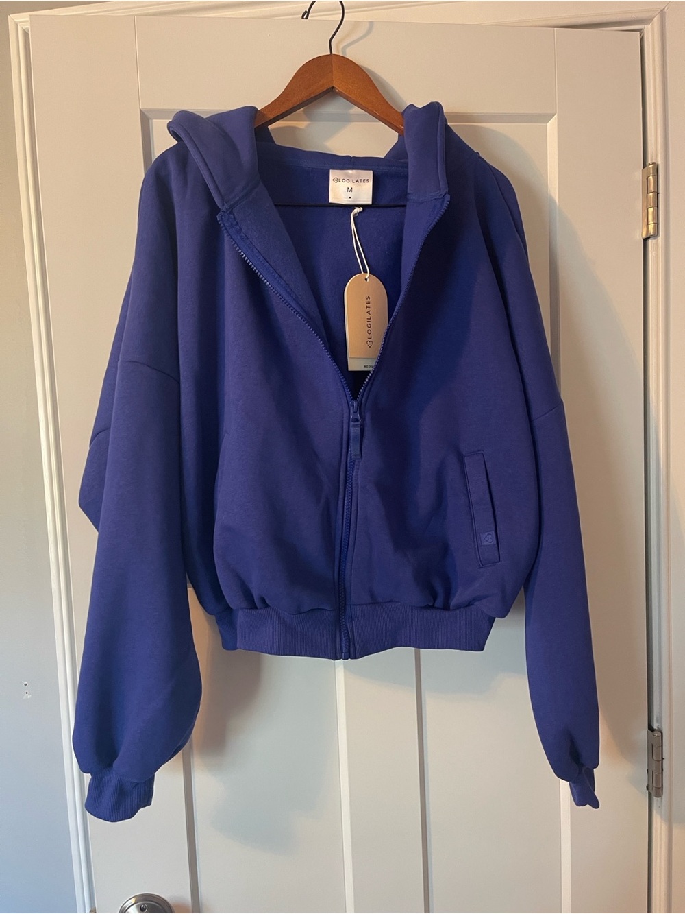 Blogilates Marshmallow Hoodie - NWT, Deep Blue